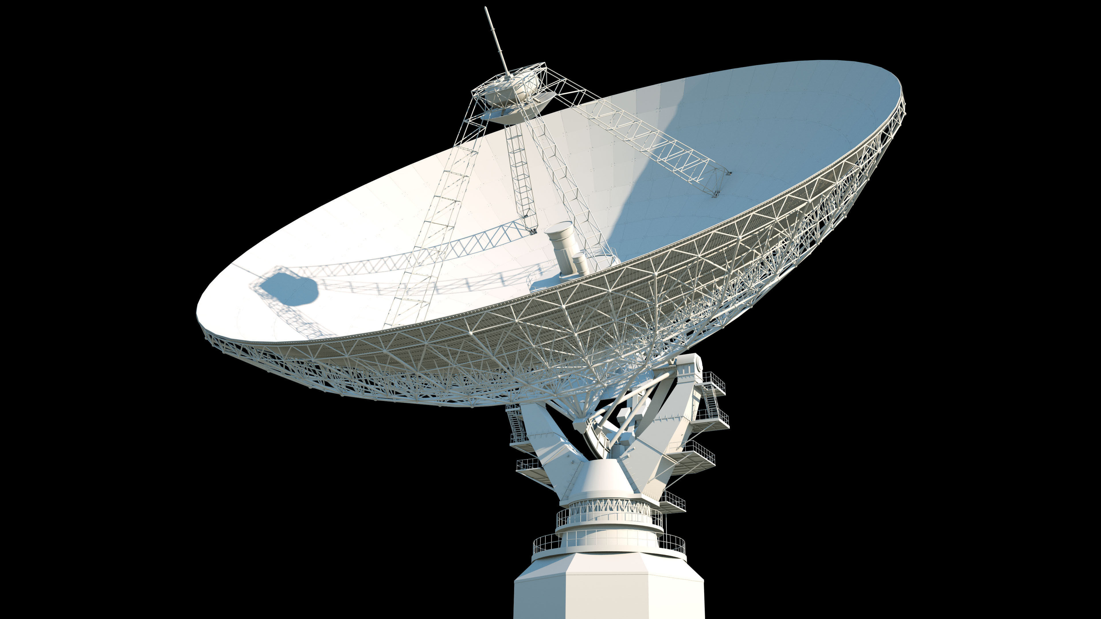 Large radio telescope 3D model_1