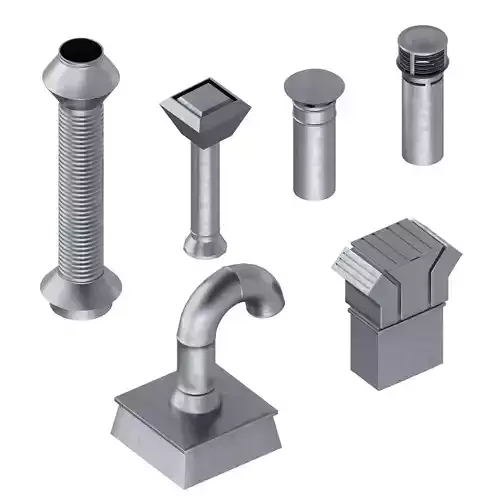 Chimney Ventilations 3D model