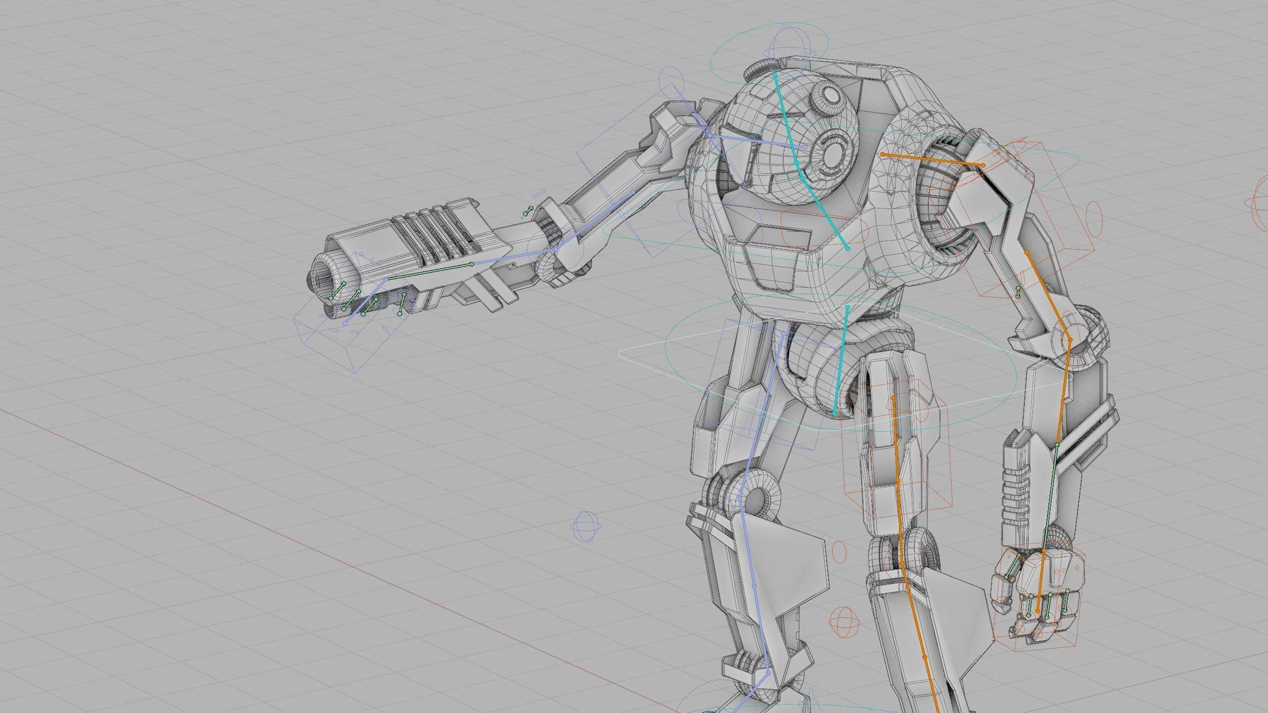 COMBAT DROID PANDA  Rigged for Unreal Engine - Unity - MIXAMO 3D model_42