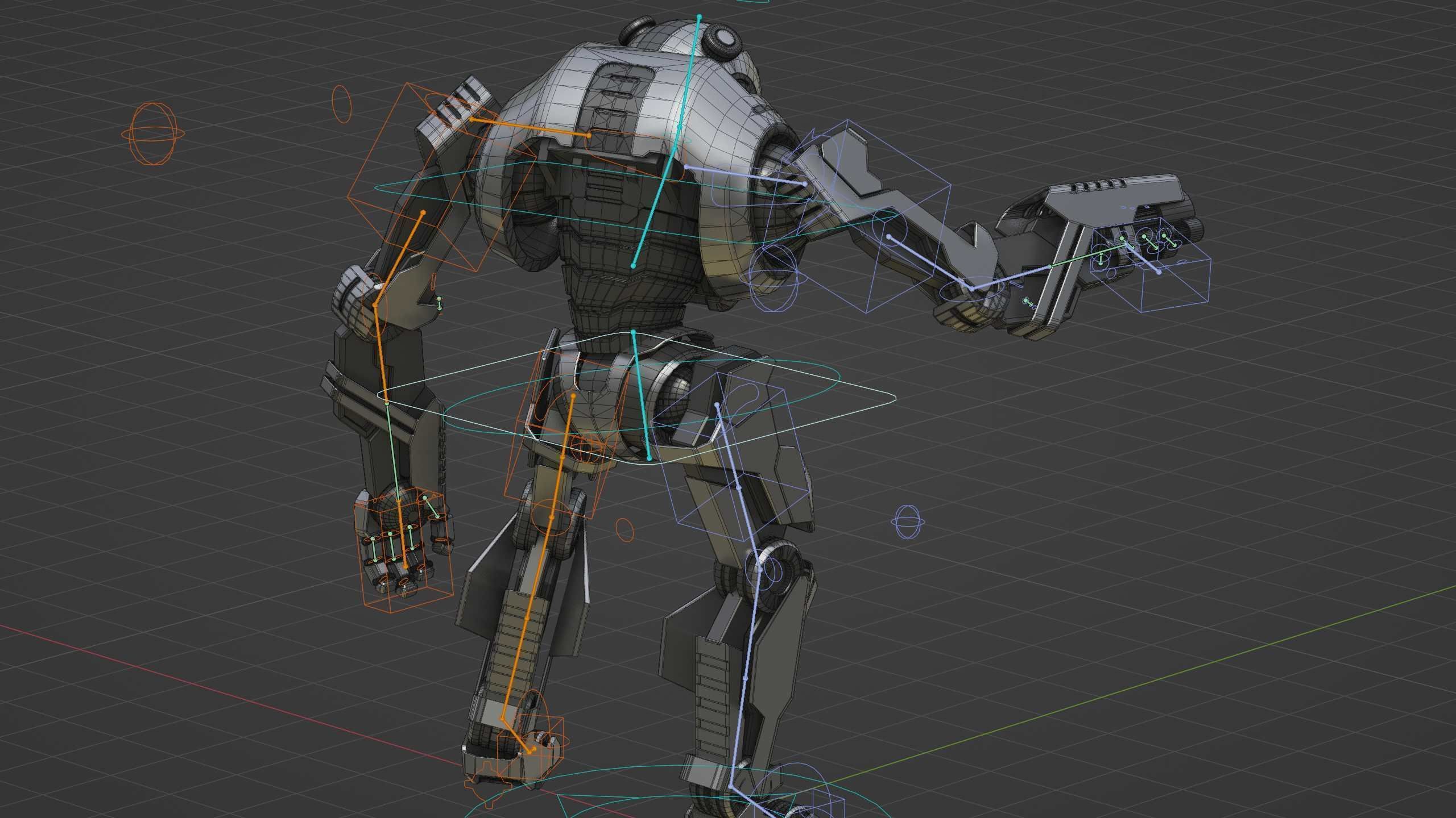 COMBAT DROID PANDA  Rigged for Unreal Engine - Unity - MIXAMO 3D model_38