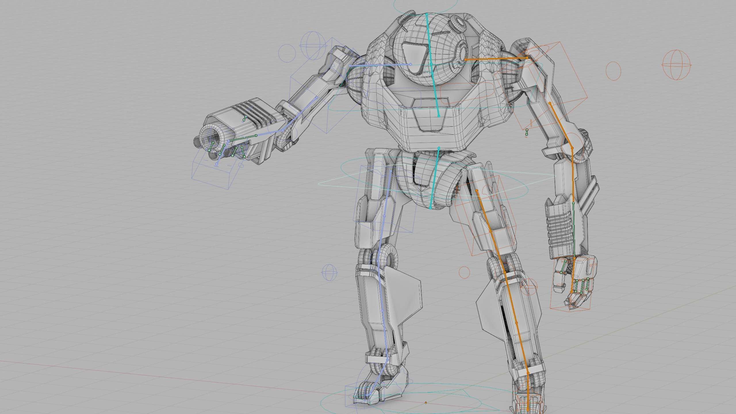 COMBAT DROID PANDA  Rigged for Unreal Engine - Unity - MIXAMO 3D model_40