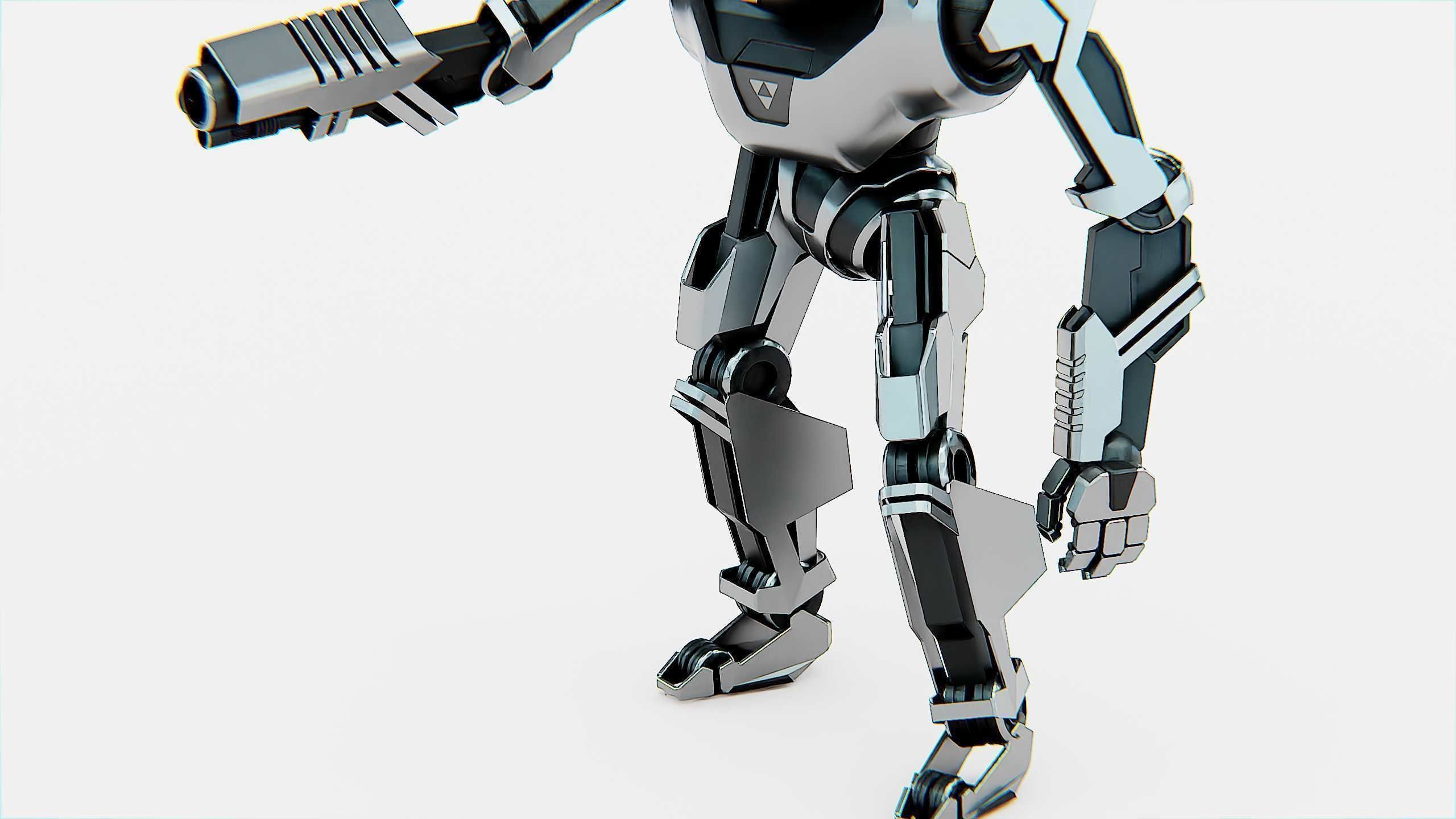 COMBAT DROID PANDA  Rigged for Unreal Engine - Unity - MIXAMO 3D model_29