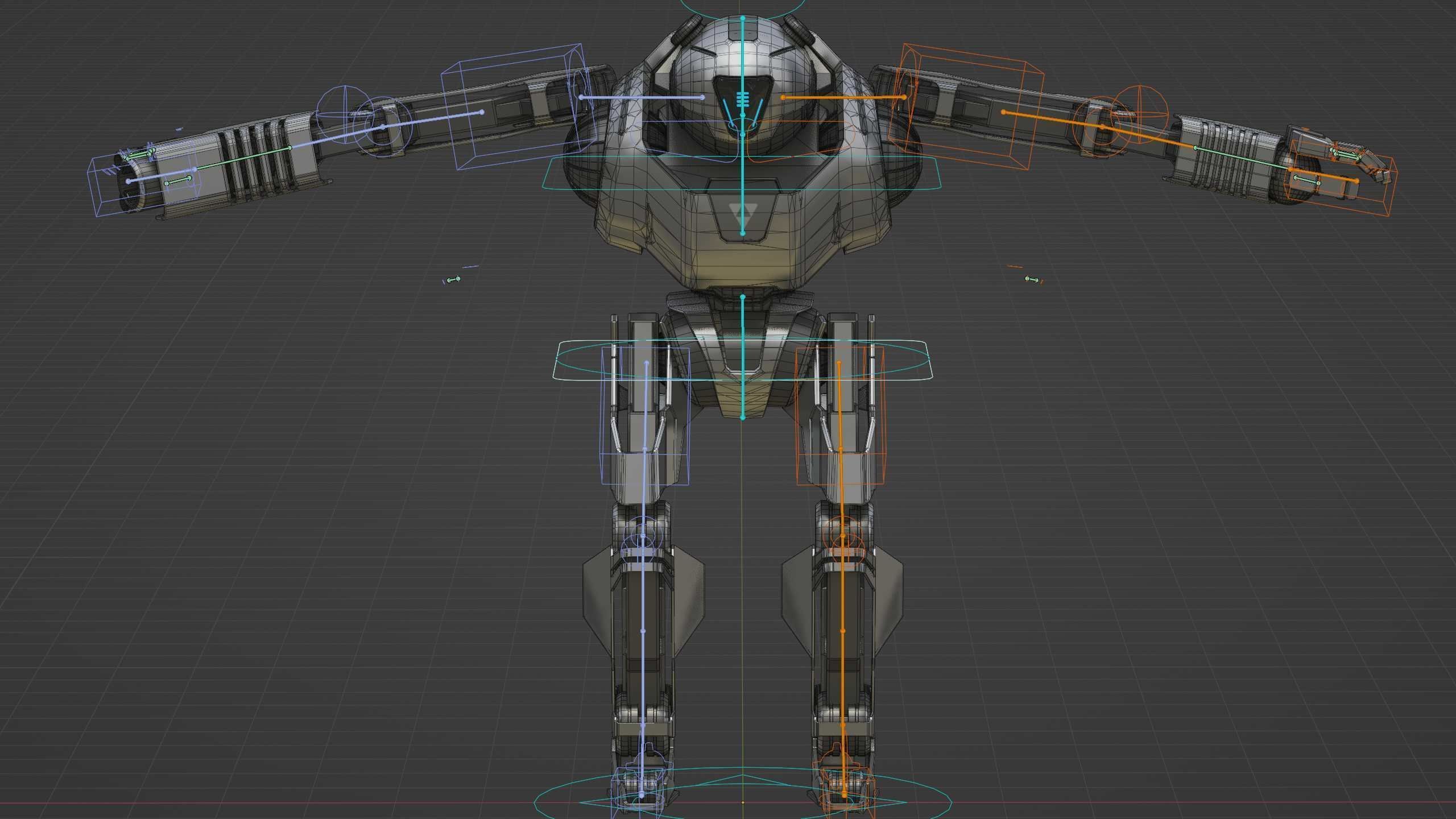COMBAT DROID PANDA  Rigged for Unreal Engine - Unity - MIXAMO 3D model_39