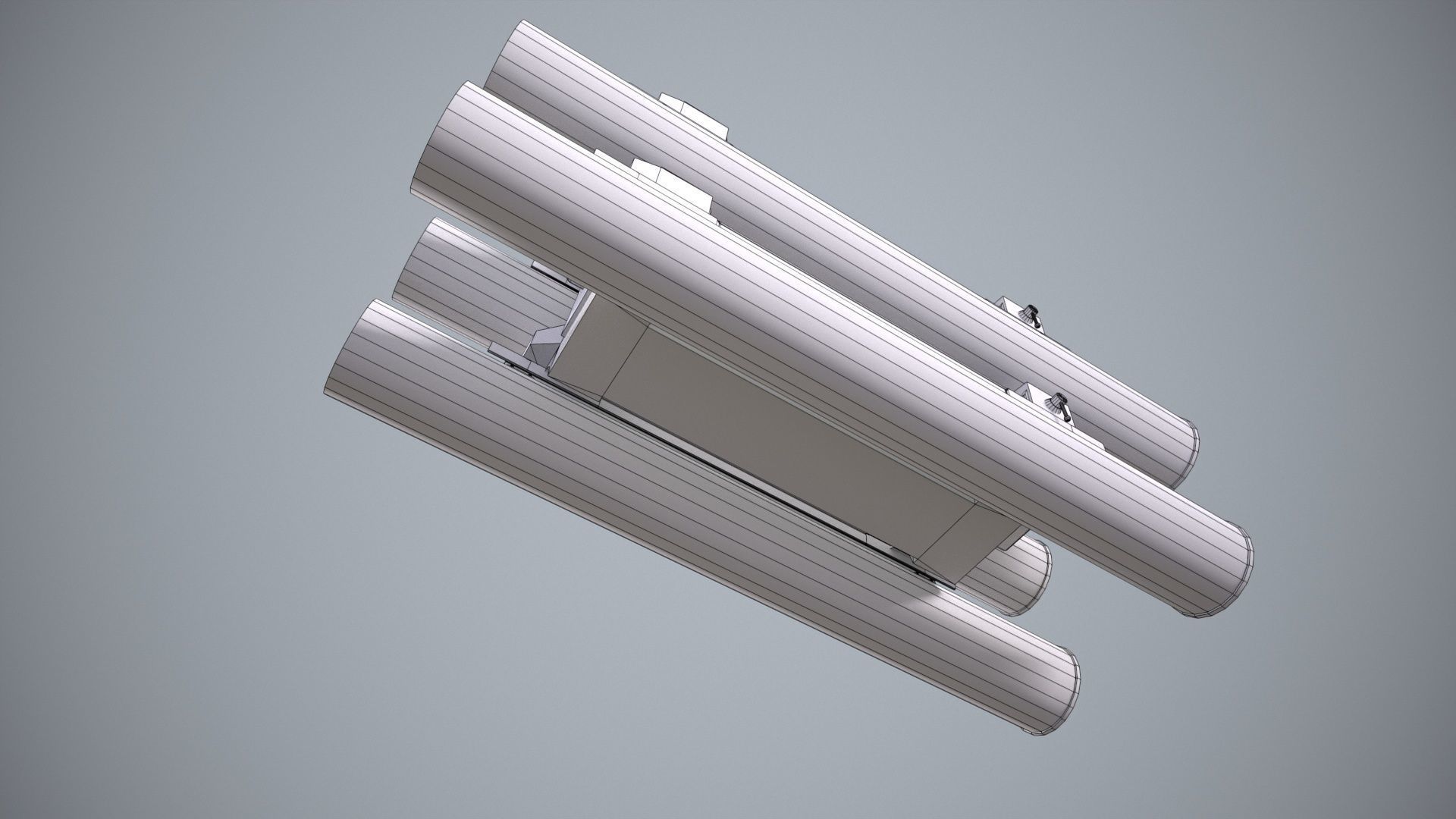 Launcher Spike ER With Missile Low-poly 3D model_17