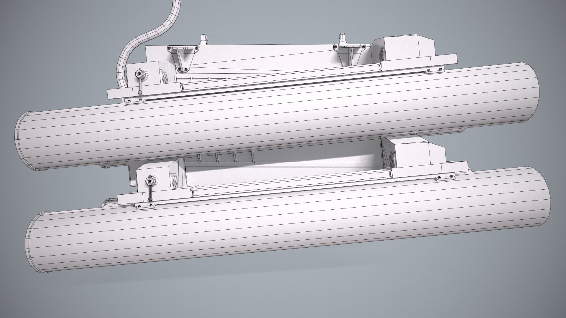 Launcher Spike ER With Missile Low-poly 3D model_14