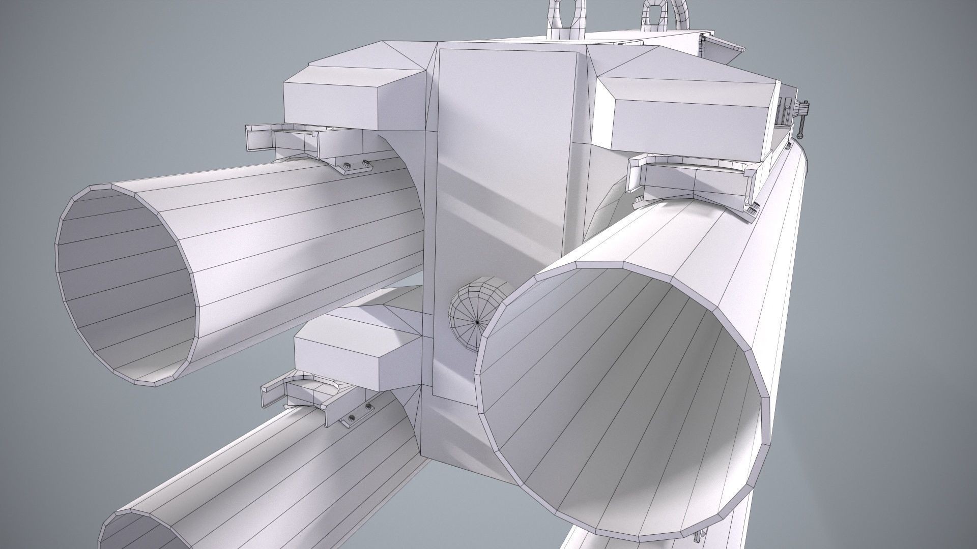 Launcher Spike ER With Missile Low-poly 3D model_16