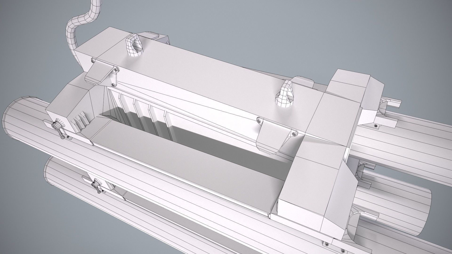 Launcher Spike ER With Missile Low-poly 3D model_15