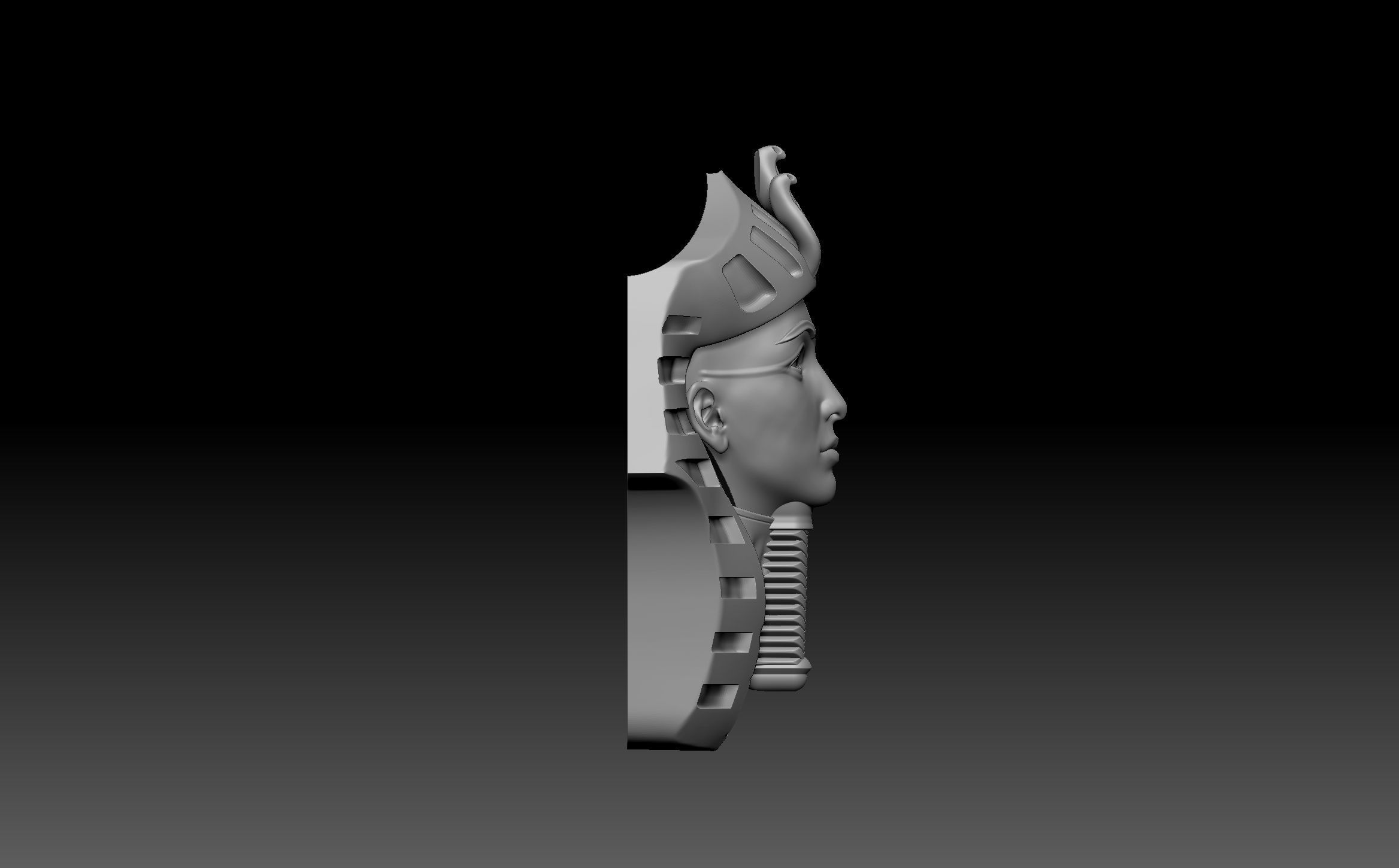 pharaoh king tut pendent 2 3D print model 3D print model_3