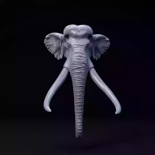 Palaeoloxodon mount-head