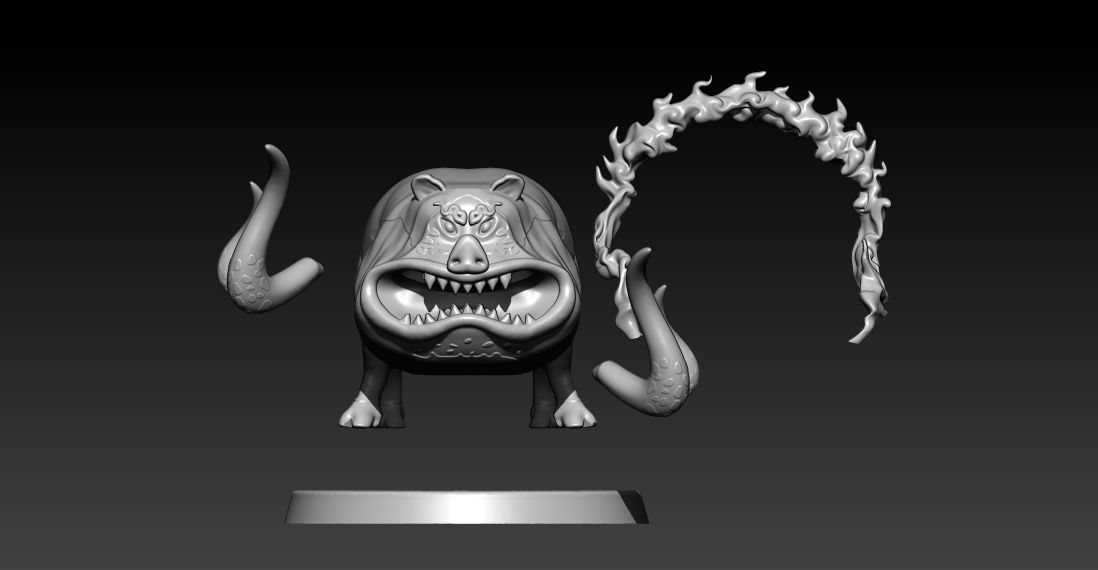 TOPMAN WARCURY - FIVE ELDERS - ONE PIECE 3D print model_3