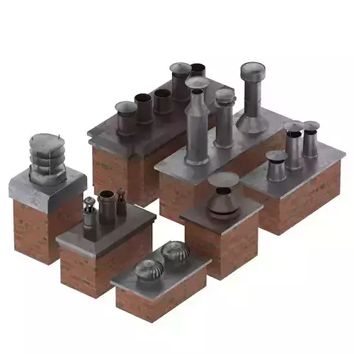 Chimney Ventilations 3D model