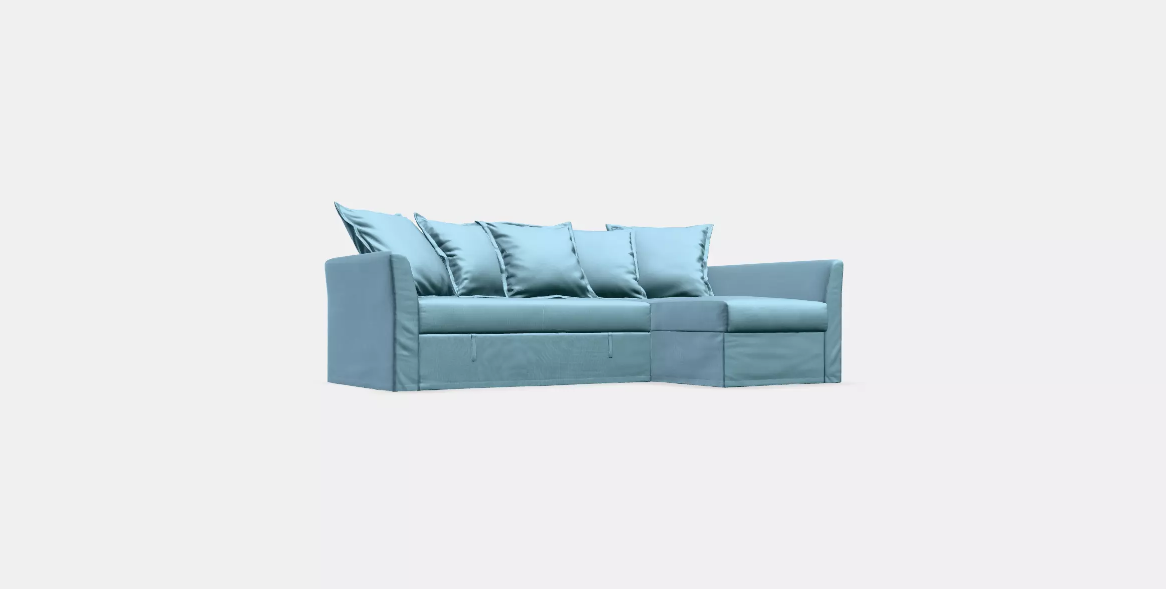 HOLMSUND Corner sofabed Low-poly 3D model_0