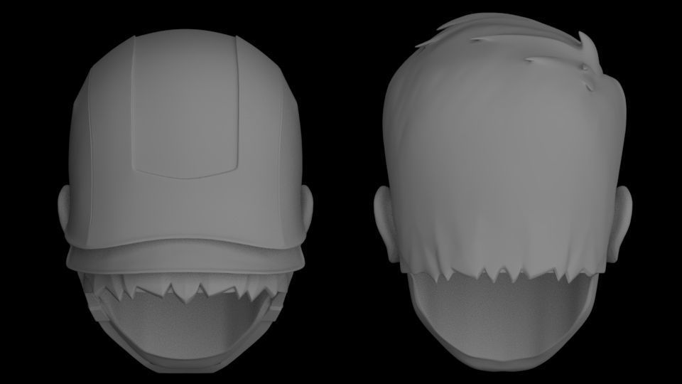 CAPTAIN AMERICA STEVE ROGERS HEAD SCULPT 3D print model_3