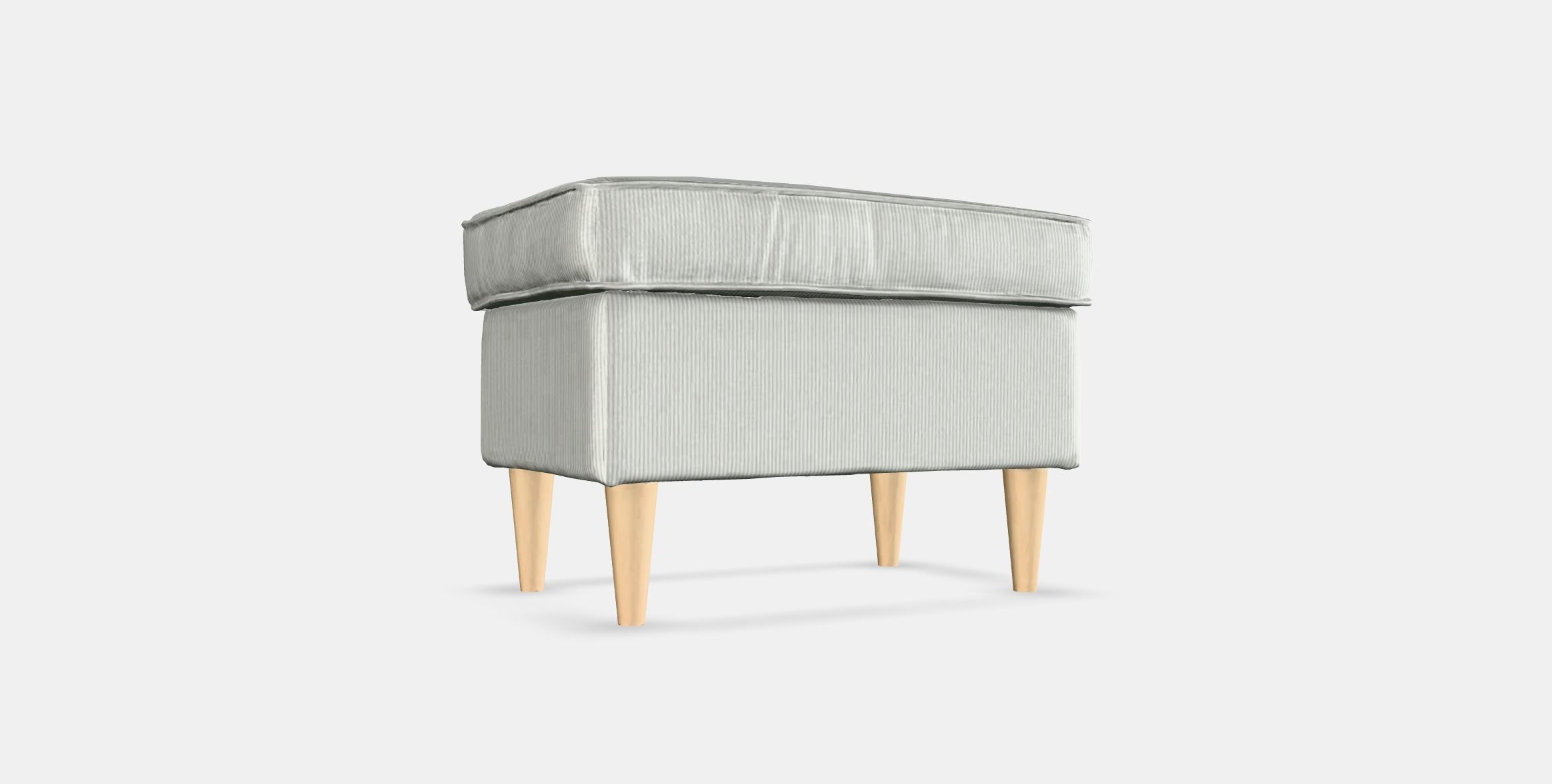 STRANDMON Footstool Low-poly 3D model_15