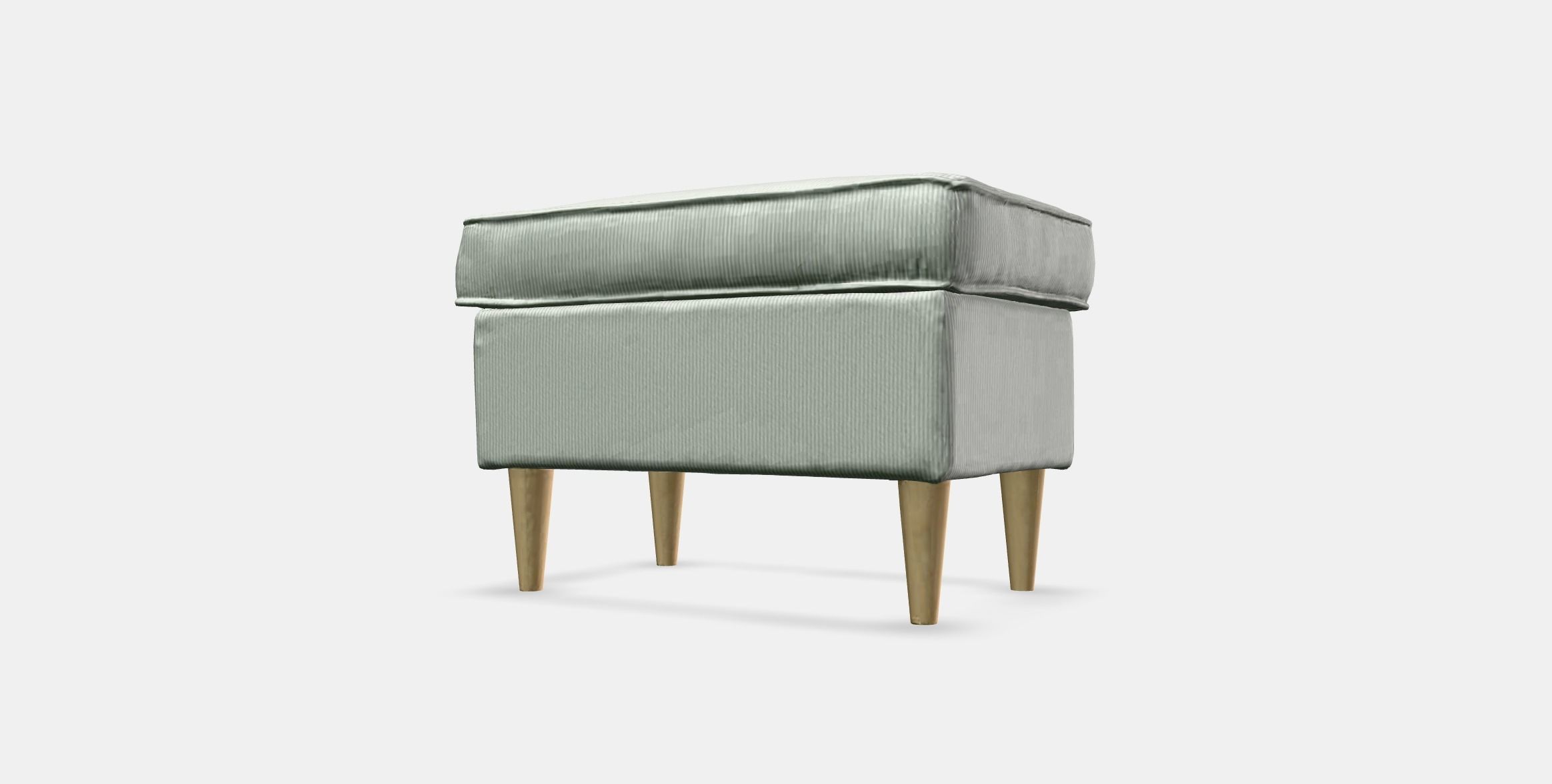 STRANDMON Footstool Low-poly 3D model_12