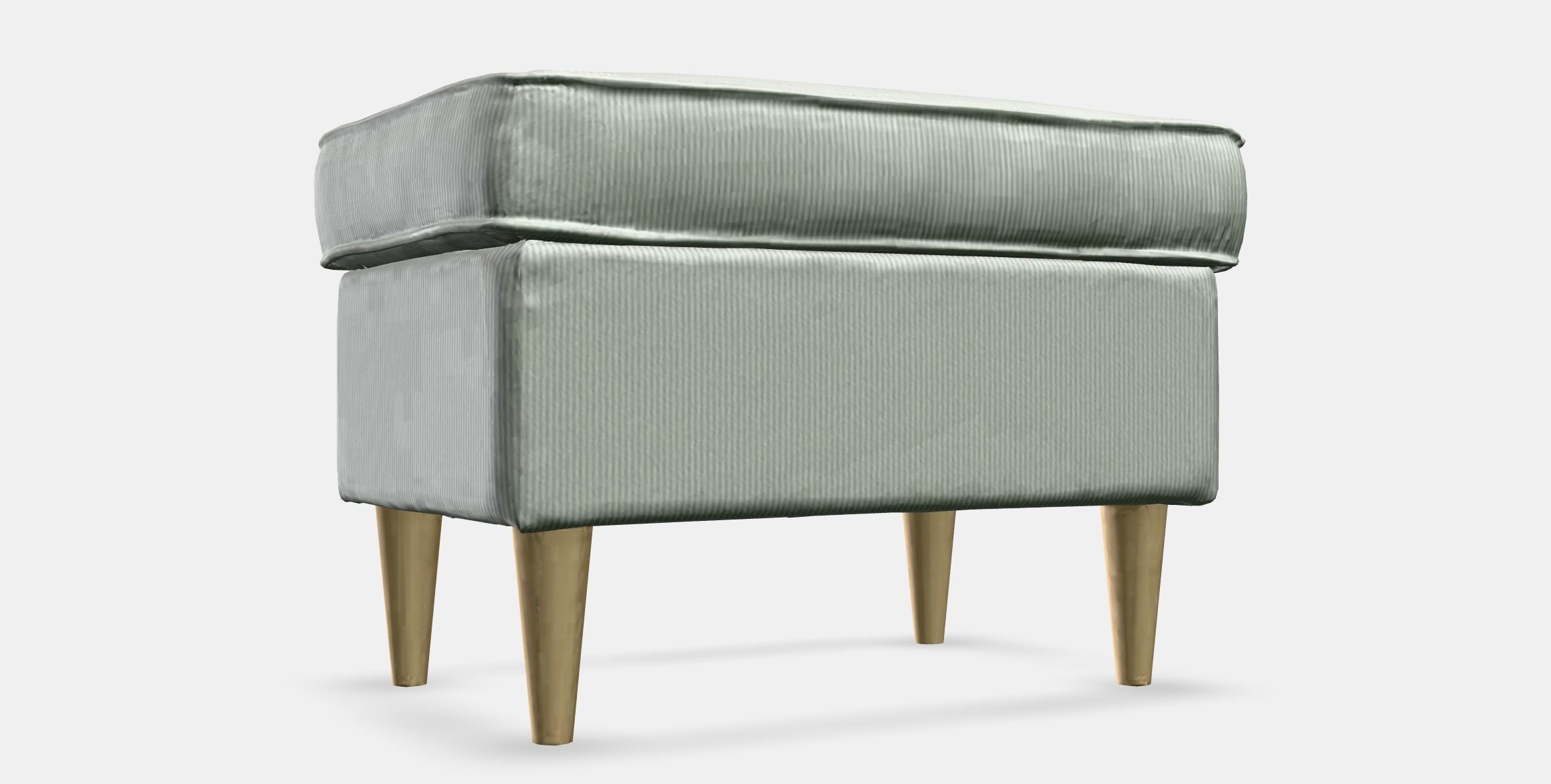 STRANDMON Footstool Low-poly 3D model_7