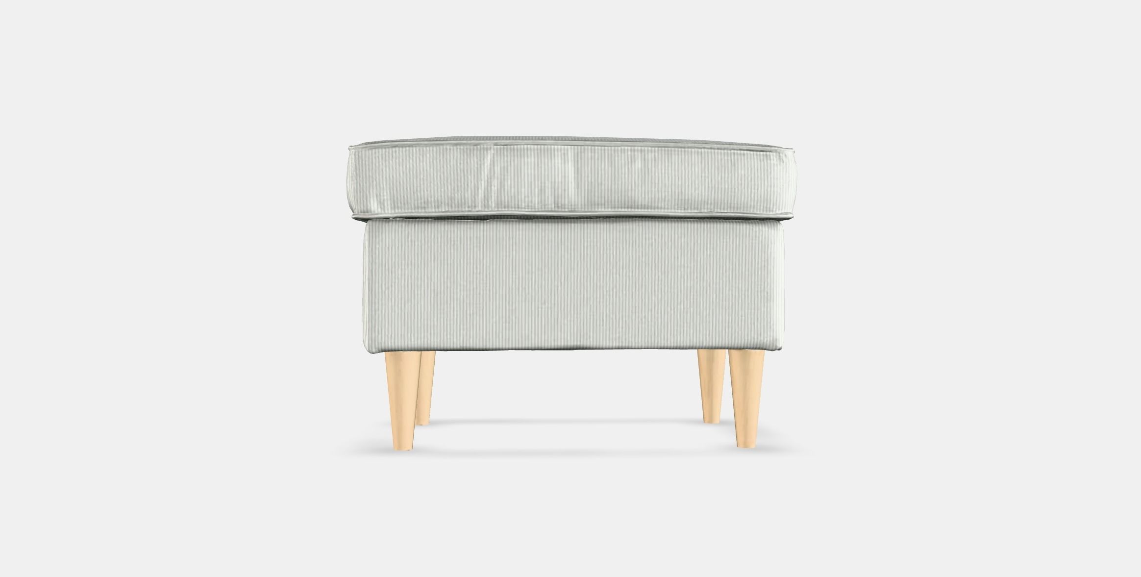 STRANDMON Footstool Low-poly 3D model_13