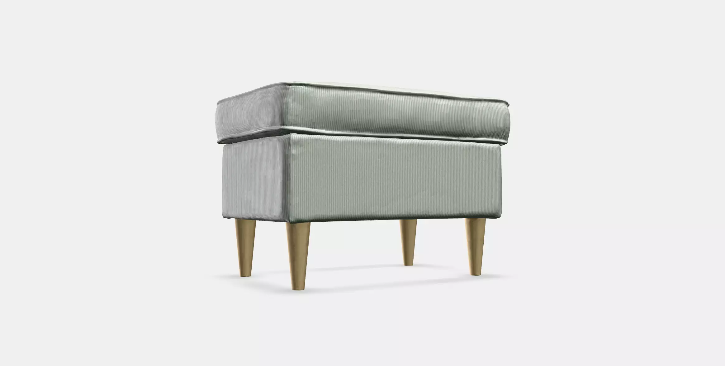 STRANDMON Footstool Low-poly 3D model_0
