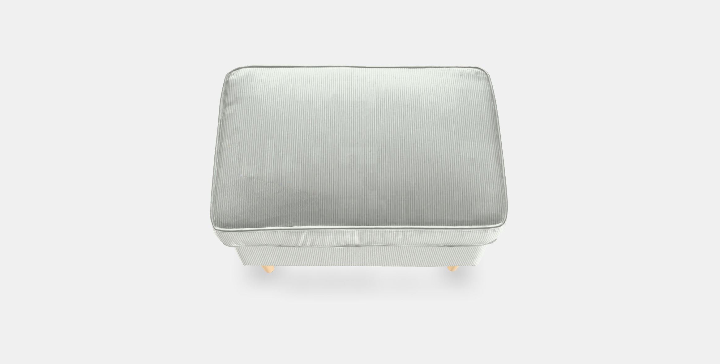 STRANDMON Footstool Low-poly 3D model_4