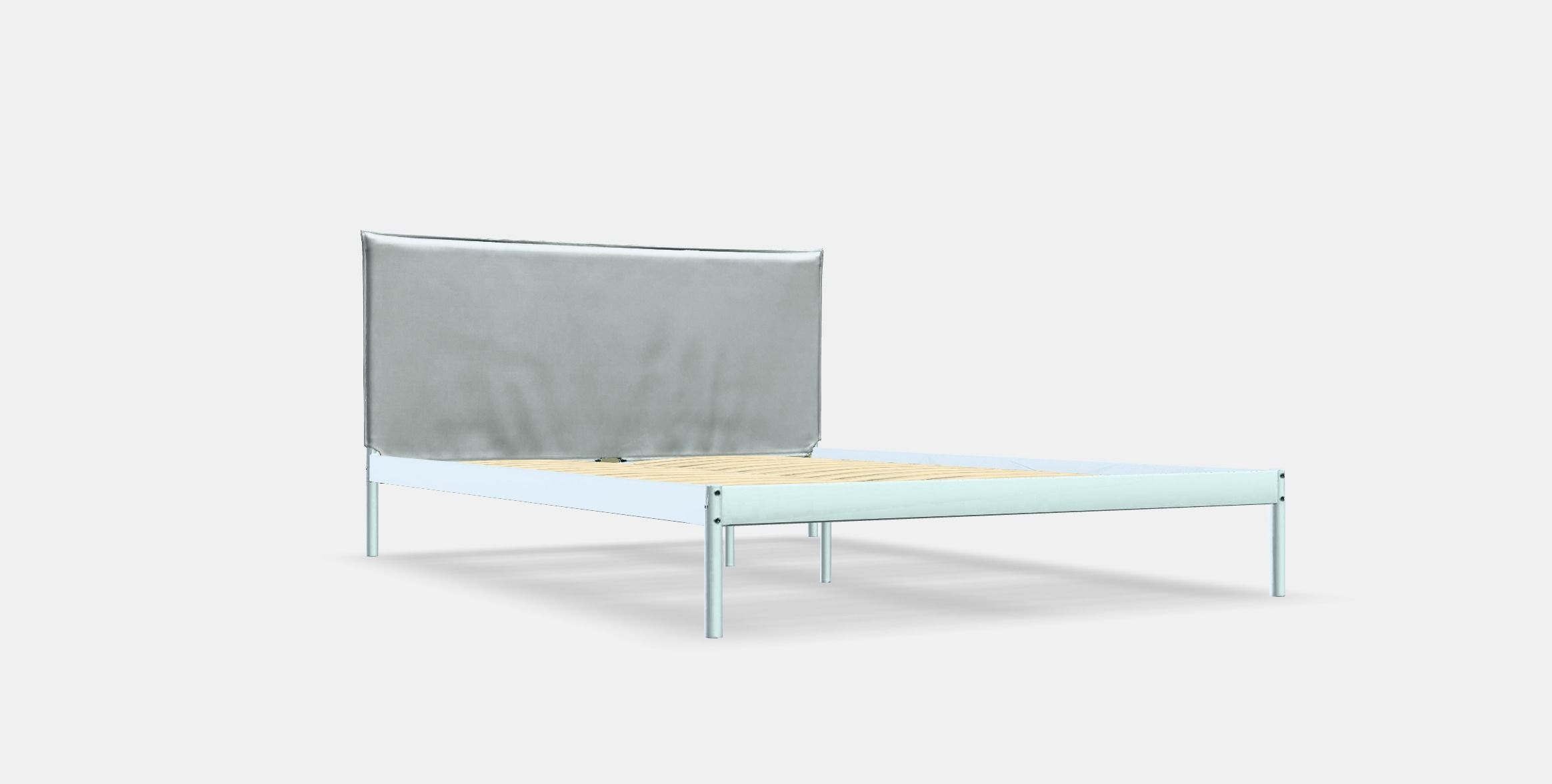 KLEPPSTAD Bed frame Low-poly 3D model_8