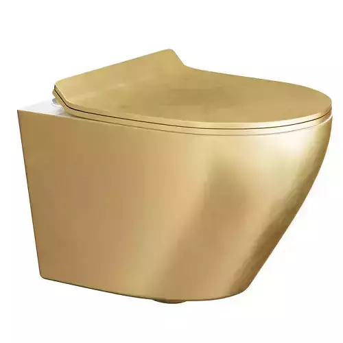 Luxury Round Wall-Mount Toilet