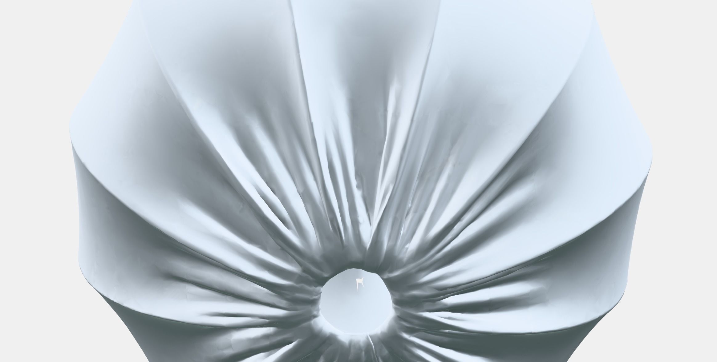 REGNSKUR Pendant lamp shade Low-poly 3D model_7