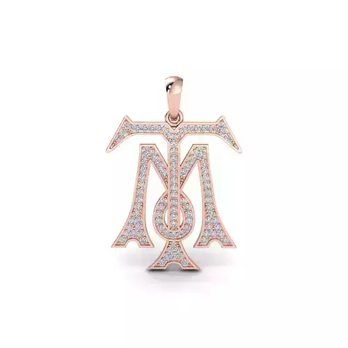 Monogram MT Pendent 3d Model and Render