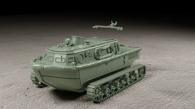 Landwasserschlepper 3D print model