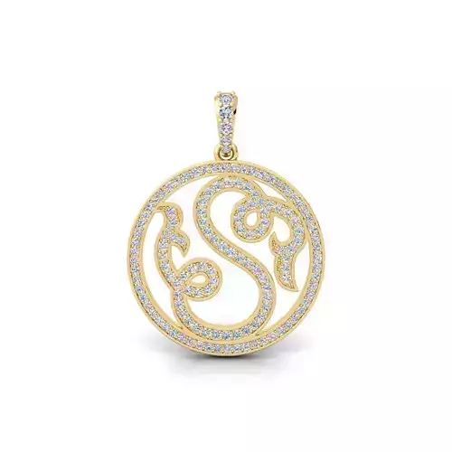 Latter S Pendent 3d Model and Render STL