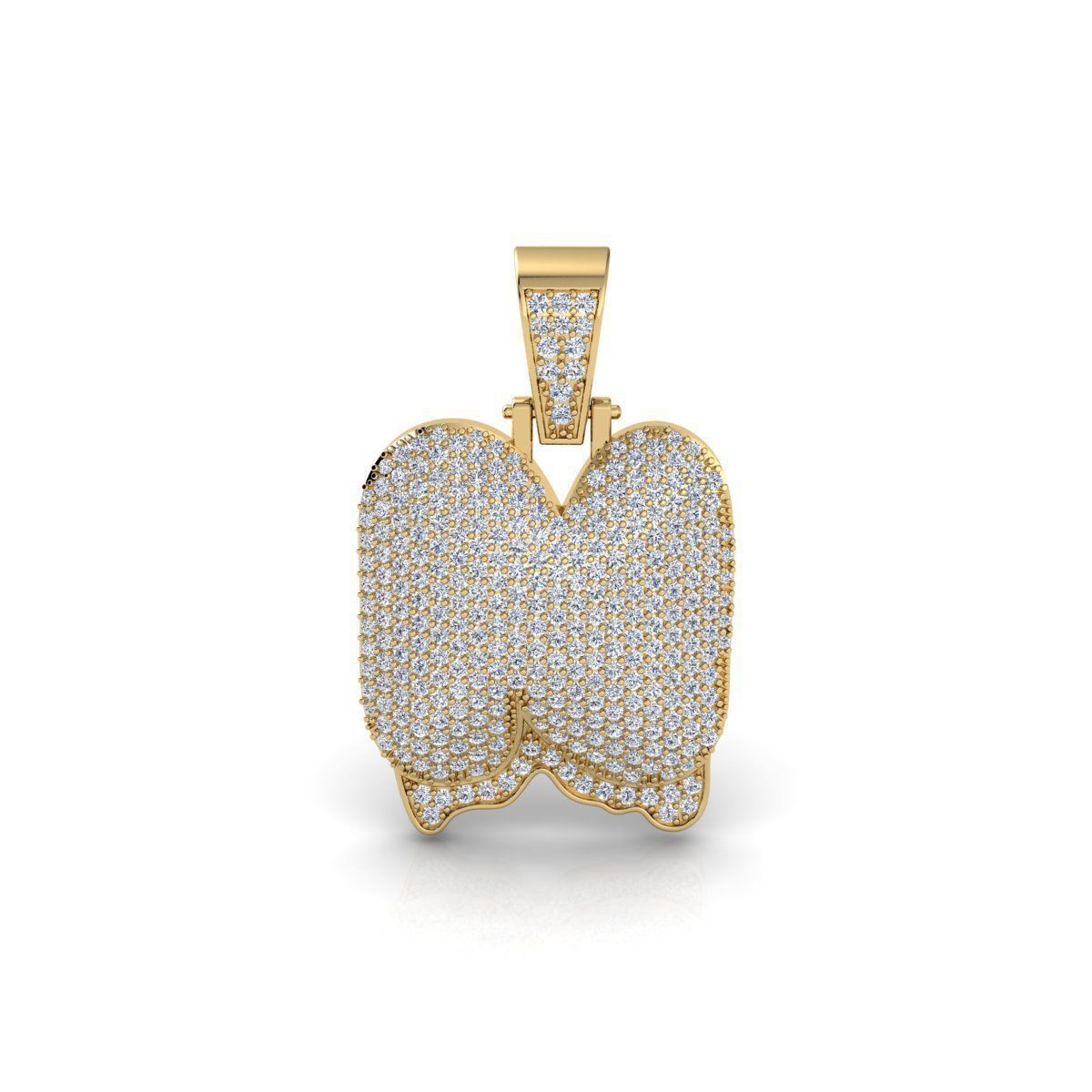 Latter N Pendent 3d Model And Render STL 3D print model_1