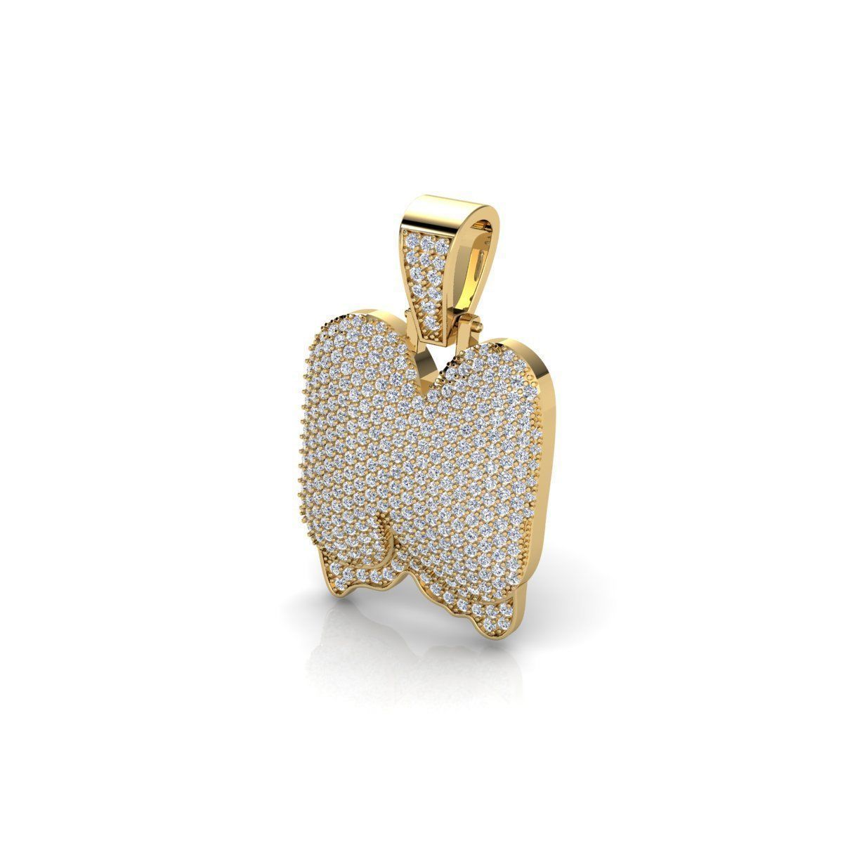 Latter N Pendent 3d Model And Render STL 3D print model_6