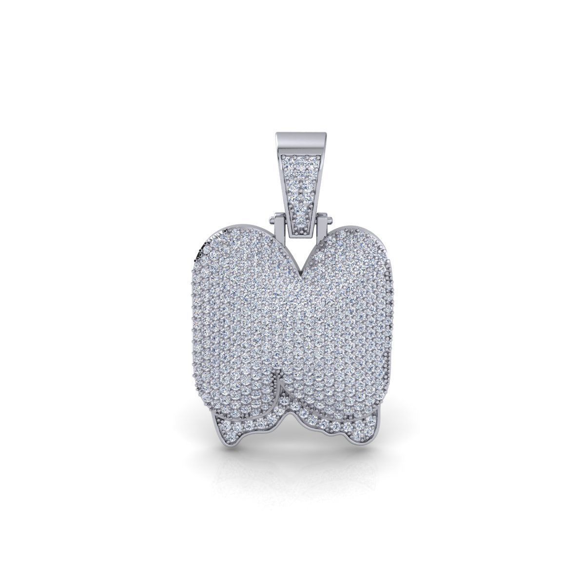 Latter N Pendent 3d Model And Render STL 3D print model_2