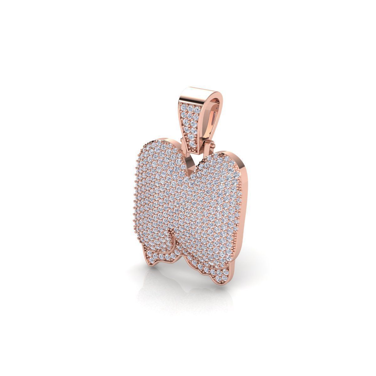 Latter N Pendent 3d Model And Render STL 3D print model_7