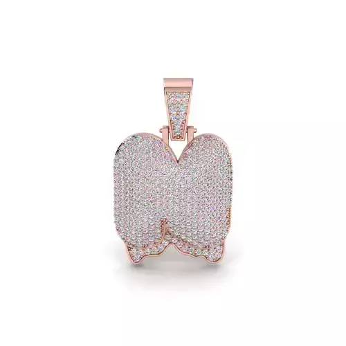 Latter N Pendent 3d Model And Render STL