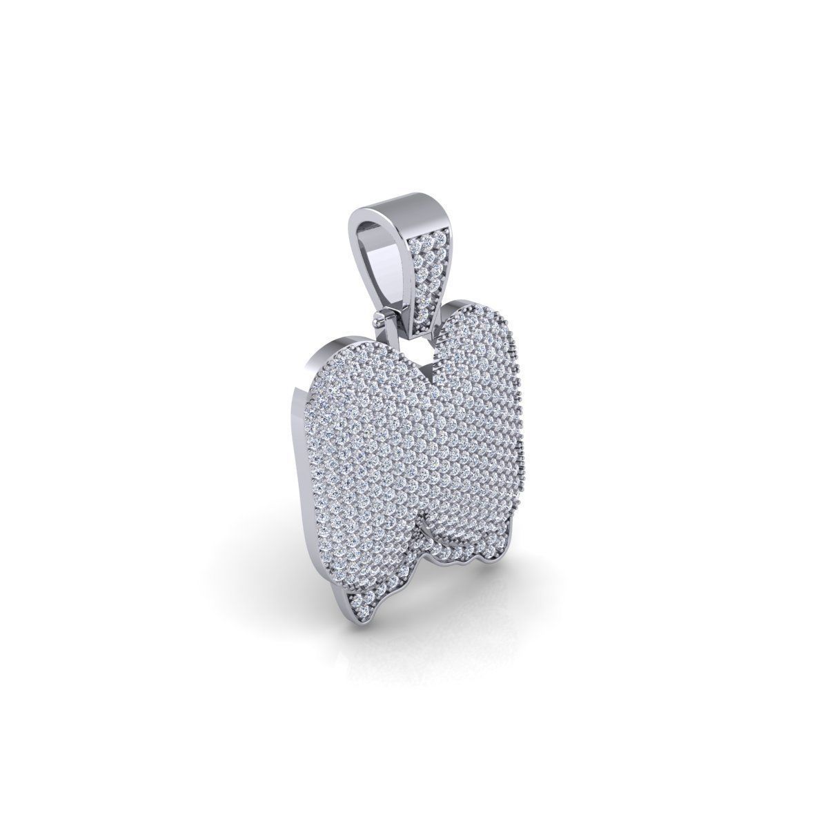 Latter N Pendent 3d Model And Render STL 3D print model_5