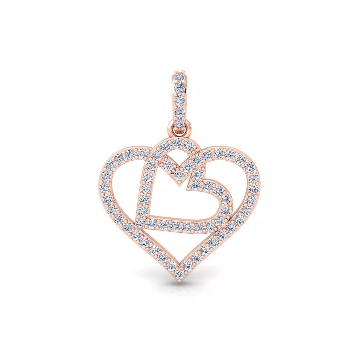 Heart Pendent 3d Model And Render STL 3D print model_0