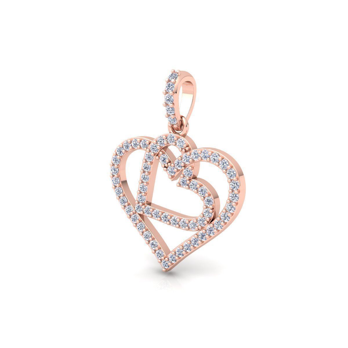 Heart Pendent 3d Model And Render STL 3D print model_7