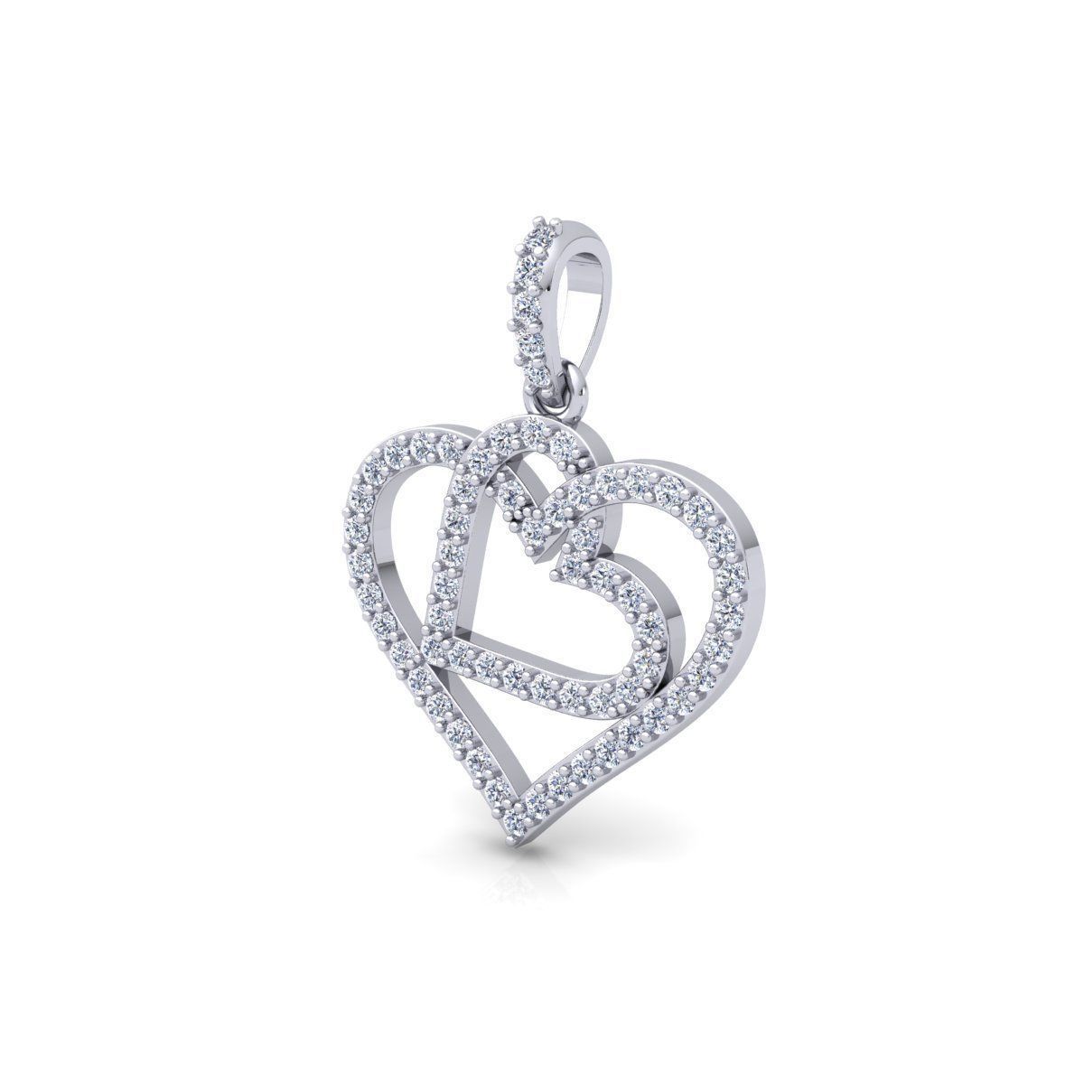 Heart Pendent 3d Model And Render STL 3D print model_8