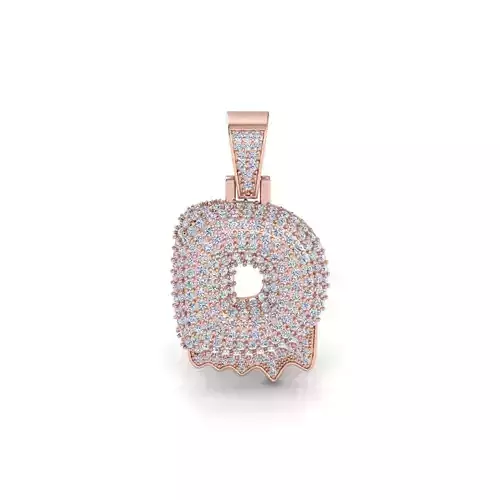 Latter D Pendent 3d Model and Render