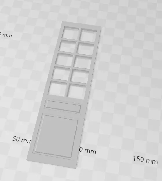 Viet Nam Door 3D model