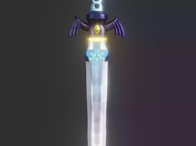 Wings Sword 3d Model