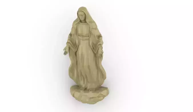 virgin mary  3D print model