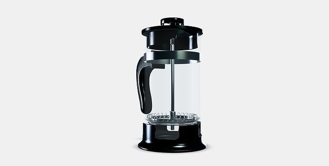 UPPHETTA Coffeetea maker Low-poly 3D model