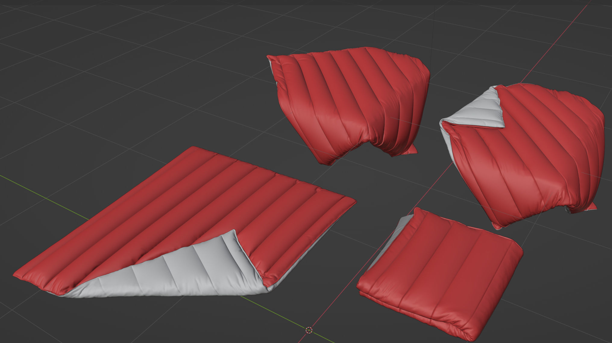 Duvet 3d model 3D model_6