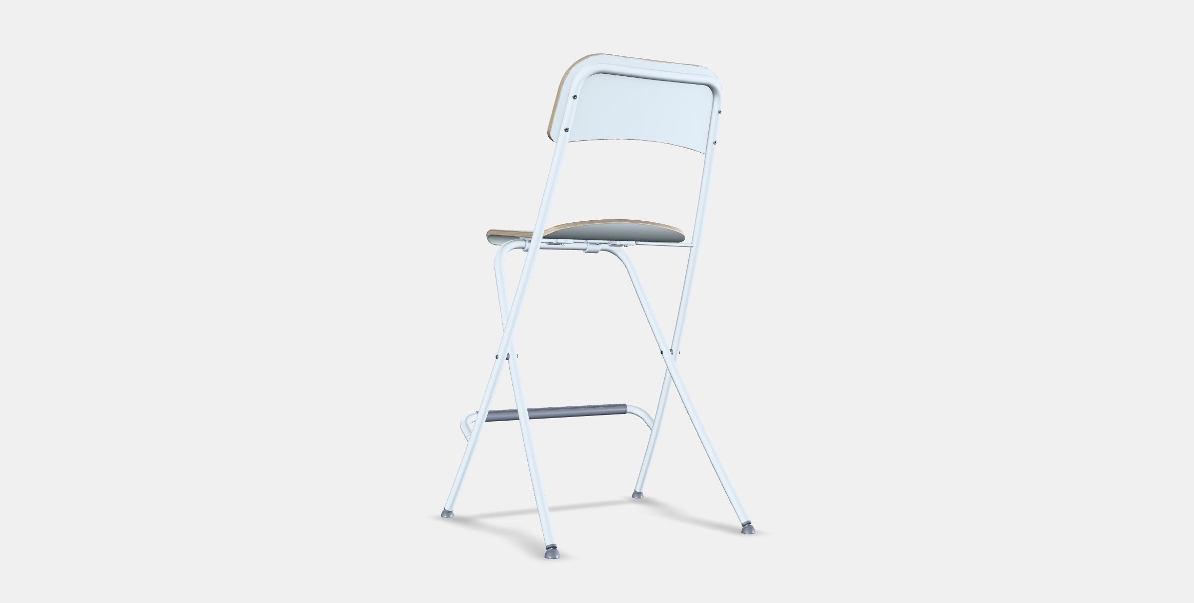 FRANKLIN Bar stool with backrest foldable Low-poly 3D model_16