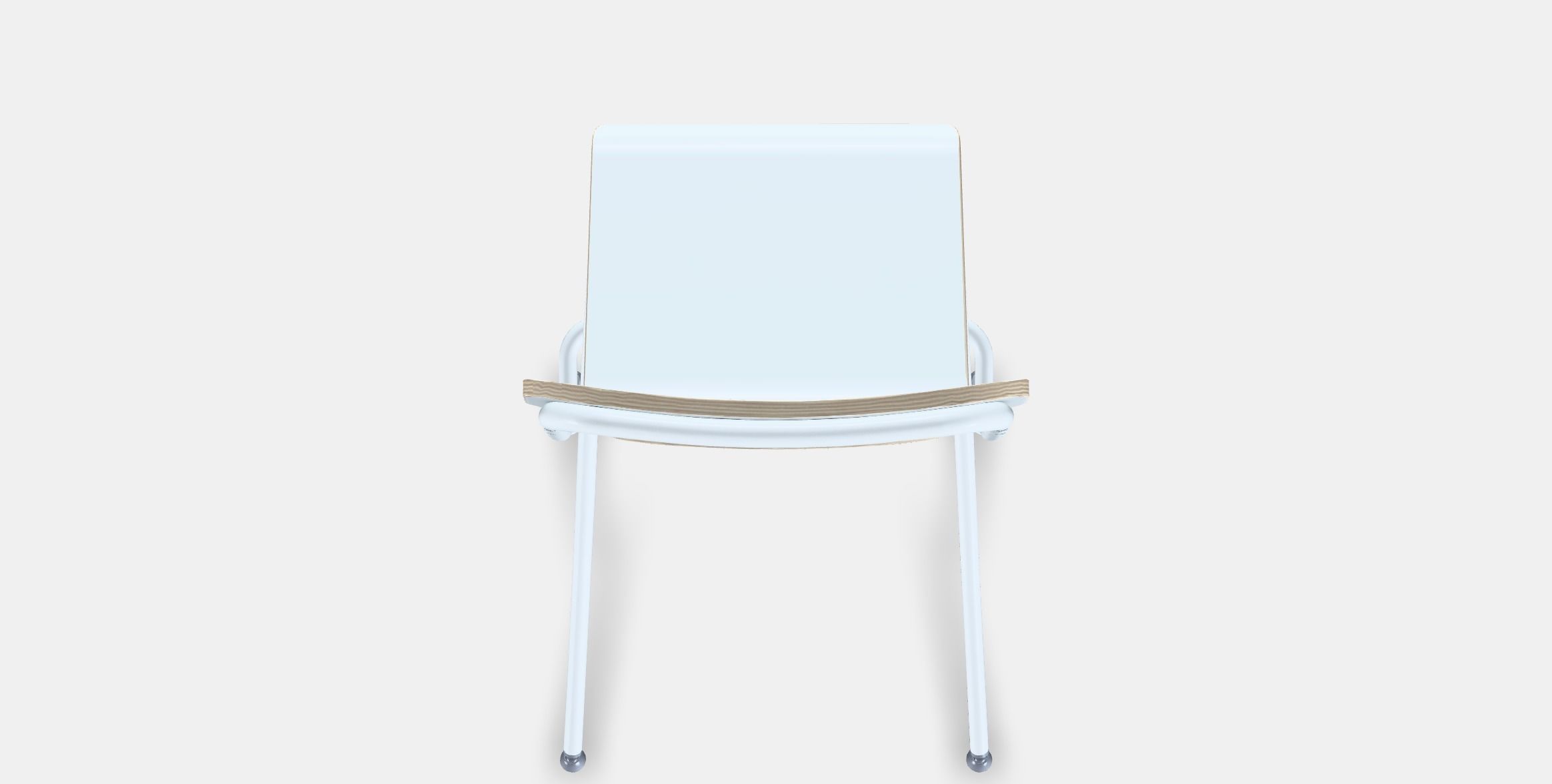 FRANKLIN Bar stool with backrest foldable Low-poly 3D model_3