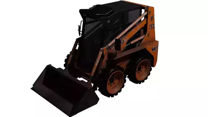 Tractor Machine Locust Loader 2024 Low-poly 3D model