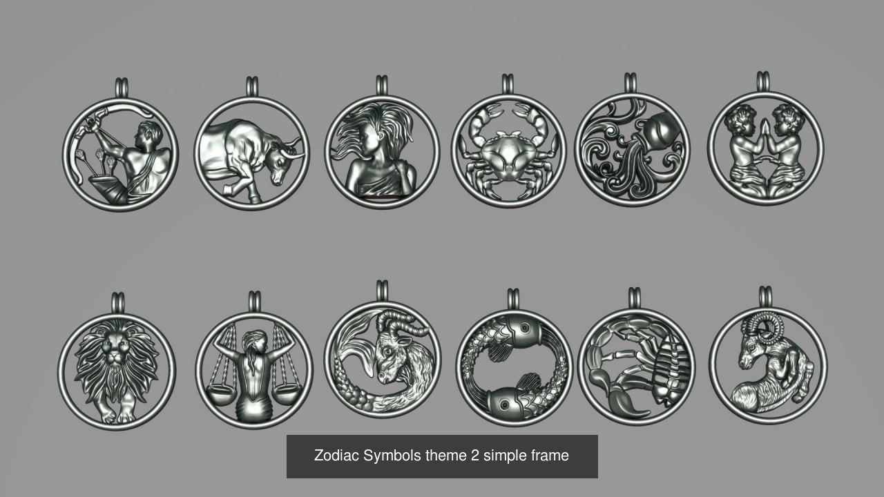 Zodiac symbols collection _8