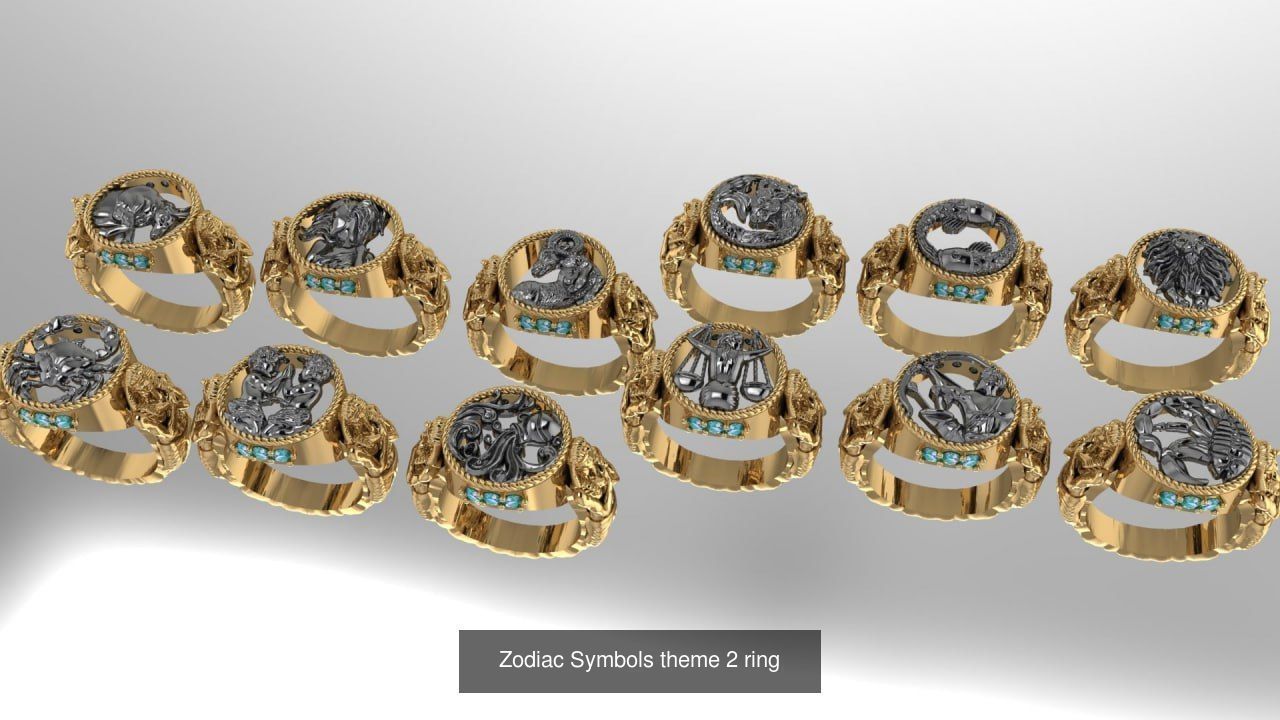 Zodiac symbols collection _13