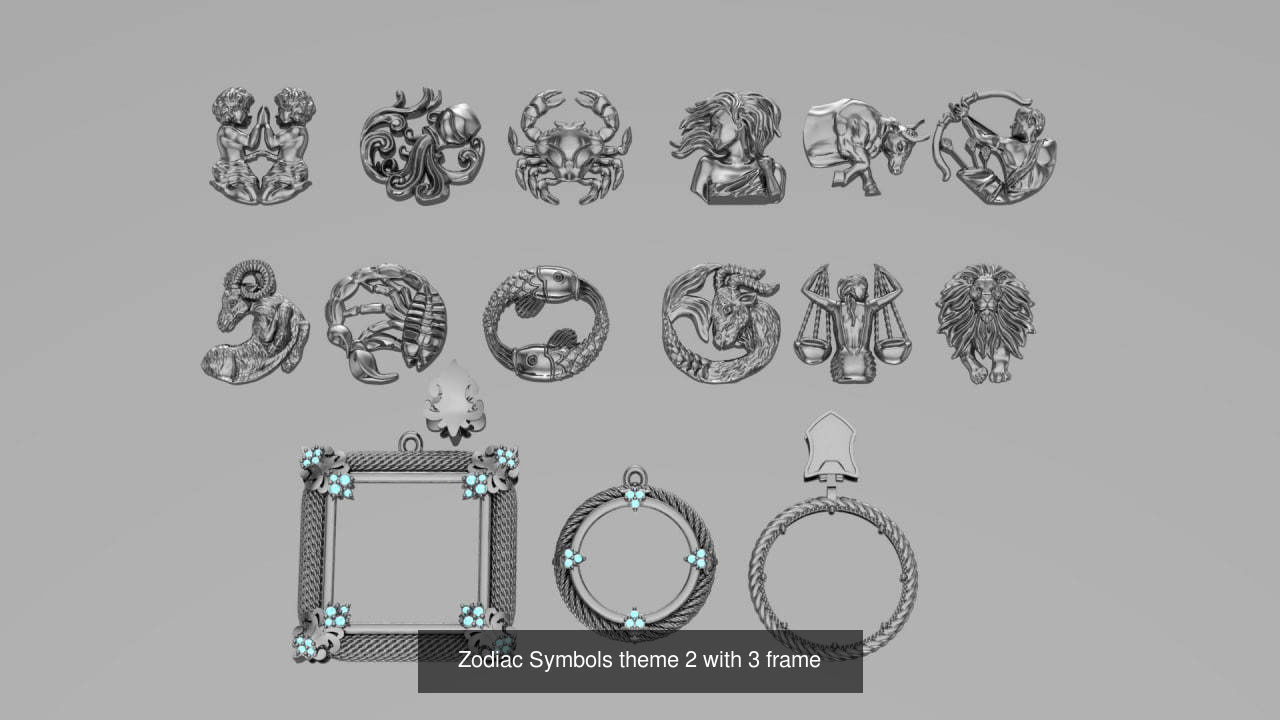 Zodiac symbols collection _15